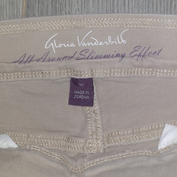 👖~Gloria Vanderbilt~Size 10~Khacki~Jegging~👖 - Picture 2 of 7